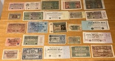 Lotto di 25 banconote X