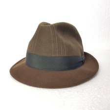 WILTREN CAPPELLO 57 58 VERDE CLASSICO FEDORA WOOL FELT HAT LANA  BORSALINO WI7