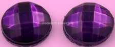 STRASS tondo tondi 8mm Viola cabochon 12pz Termoadesivi hotfix adesivo pietra