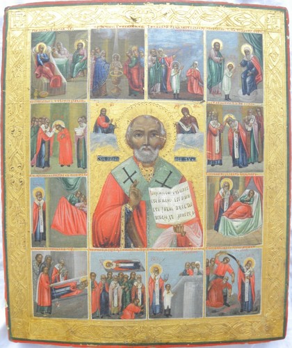 Antica icona russa ortodossa - icona,