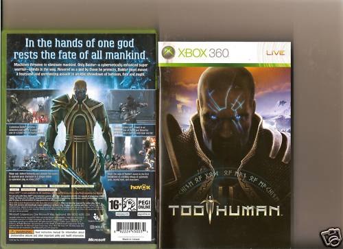 Too human xbox 360 - x,