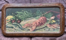 Oleografia Aragosta Pesci