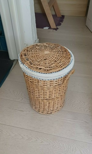 Cesto vimini foderato - vimini,