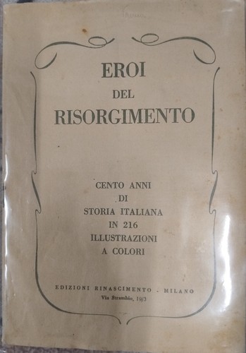 Album eroi del risorgimento - eroi,