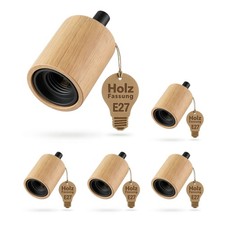 5x zoccolo per lampada E27