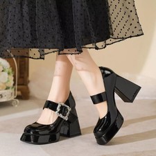 Decolte Nero Vernice Tacco