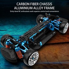 Kit telaio auto da corsa 1:10 RC 4WD lega metallo e carbonio per TAMIYA TT01 TT-01