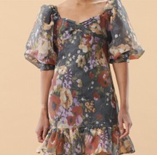 ByTiMo mini abito nero organza