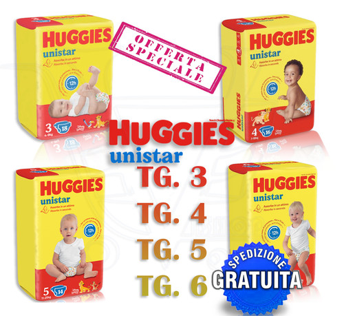Huggies pannolini unistar - pannolini,