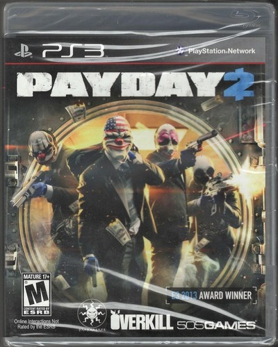 Payday ps3 nuovo sigillato - (nuovo,