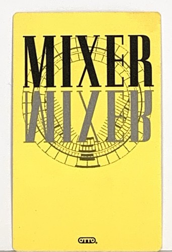 Mixer pass backstage - mixer,