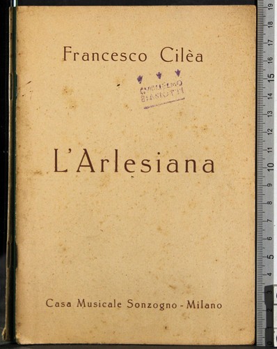 Arlesiana francesco cilea - francesco,