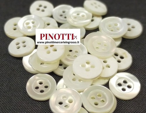Bottoni madreperla bianco 4 - 36,