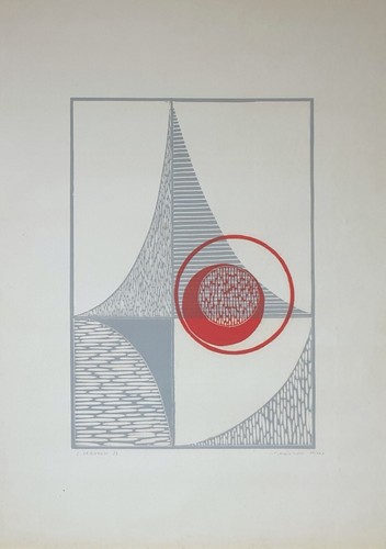 Luigi veronesi xilografia 1973 - veronesi,