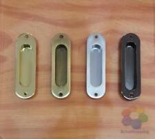 Placca Maniglia Incasso Per Porta Scorrevole Cieca Oro Cromo Sat Bronzo Nero Luc