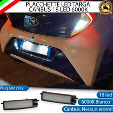 PLACCHETTE A LED LUCI TARGA 18