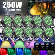 10x 250W 36 LED impermeabile