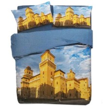 Set copripiumino matrimoniale FERRARA - Castello Estense stampa digitale