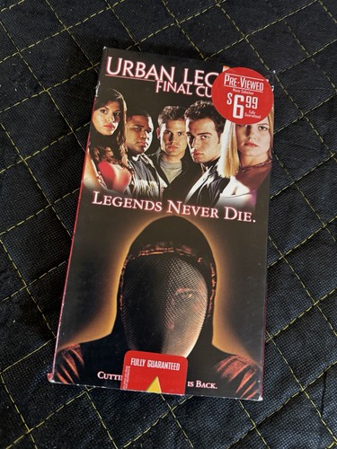 Urban legend final cut vhs - final,