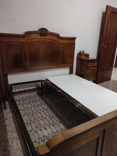 Letto matrimoniale antico - letto,