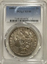 1886 O Morgan Silver Dollar