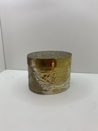 Scatola vintage placcata - scatola,