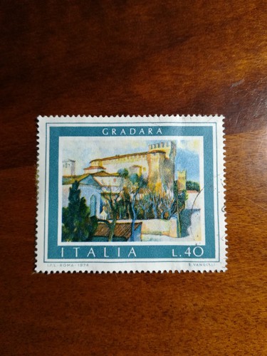 Francobollo italiano gradara - francobollo,