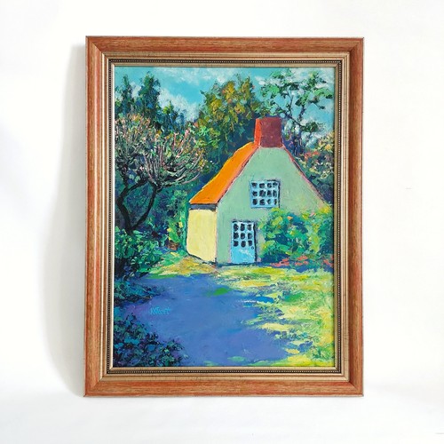Quadro casetta impressionista