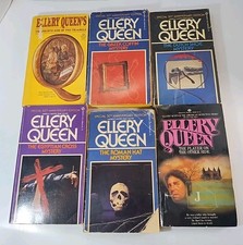 Ellery Queen Lot of 6 Vintage