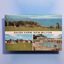 New Milton Postcard 1976 Naish