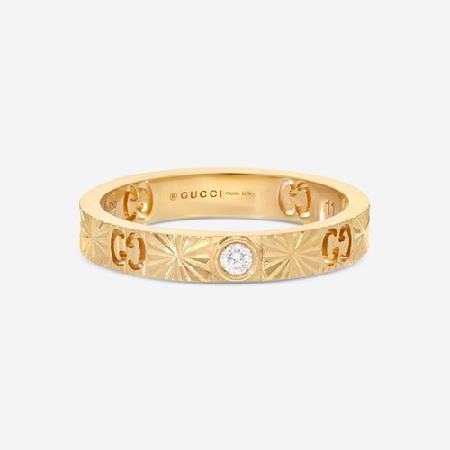 Anello gucci icona oro - icona,