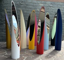 SPECCHIERA SPECCHIO MOD. UNGHIA D'APPOGGIO A TERRA  ABS VARI COLORI