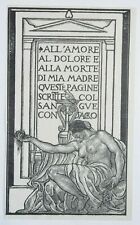 Stampa nudo xilografia Alfonso