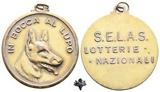 IN BOCCA AL LUPO Medaglia SELAS Lotterie Nazionali