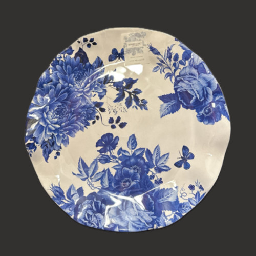 Piatti shabby chic blu bianco - piatti,