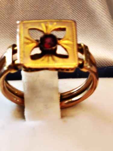 Anello antico oro giallo - anello, in