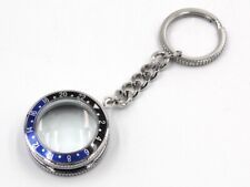 Portachiavi In Acciaio modello GMT con lente d'ingrandimento  x2.5 Tribute Rolex
