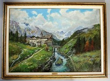 GRANDE QUADRO OLIO TELA Pietro