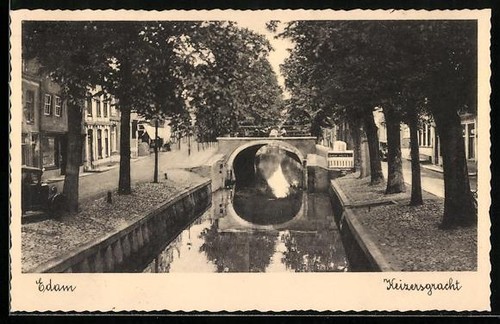 Cartolina edam heiersgracht - edam,,