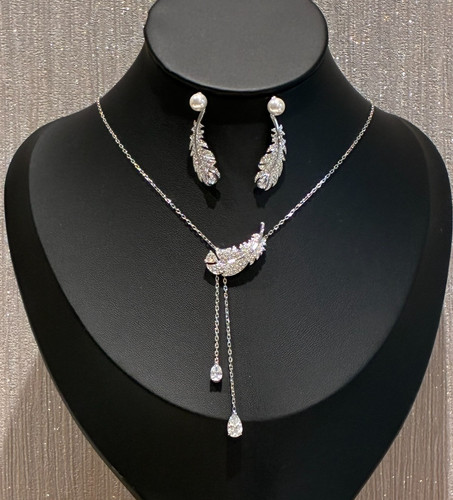 Collana orecchini swarovski - e,