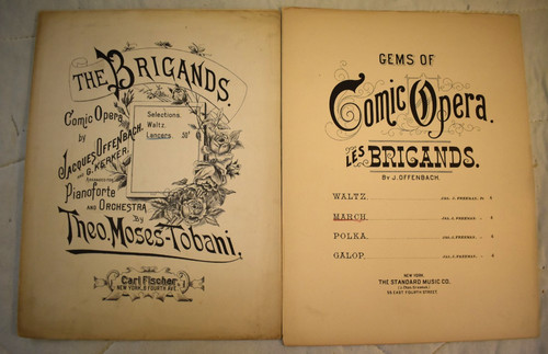 Antique sheet music les - sheet,