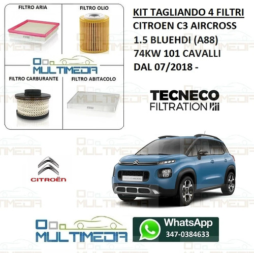 Kit tagliando filtri - tagliando, olio