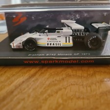 Spark 1/43 modello S4342 1973 Brabham BT42 GP Monaco - Wilson Fittipaldi