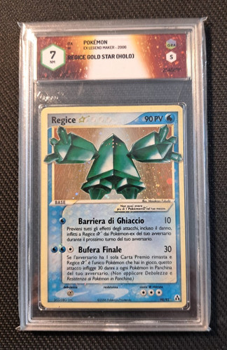 Carta pokemon regice gold - carta,