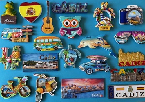Souvenir fridge magnet cadiz - fridge,