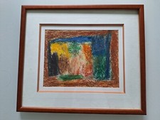 Pittura Olio Astratto Quadro