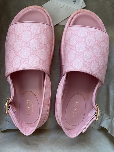 Gucci sandali donna rosa - gucci, gg