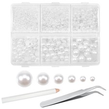 TOAOB 5000 Pezzi Mezze Perle