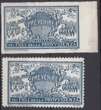 EI1528 Poster Francobollo Italia: XXV Fondazione di beneficenza "Figli della Provvidenza"