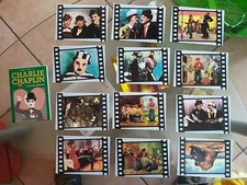 Rarissime dodici Cartoline serie completa CHARLIE CHAPLIN E.lo vecchio cinema 